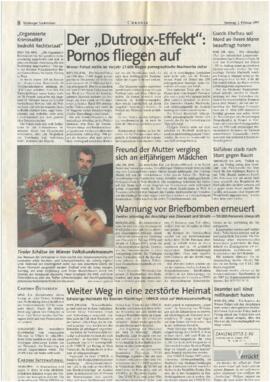 9-1-4- Salzburger Nachrichten Warnung vor Briefbomben 1997