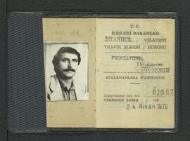 Türkischer Führerschein 1970