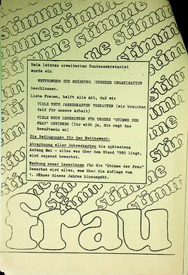 Frauen-Info BDF Tirol Nr. 3/1981